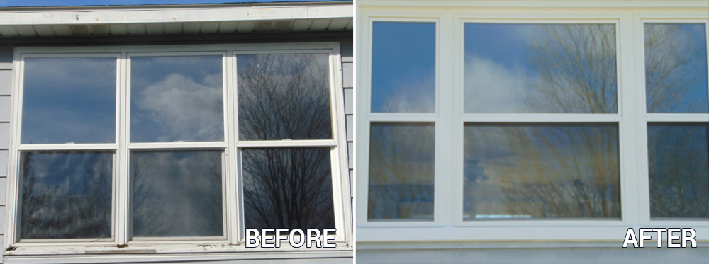 Window Before and After Replacement